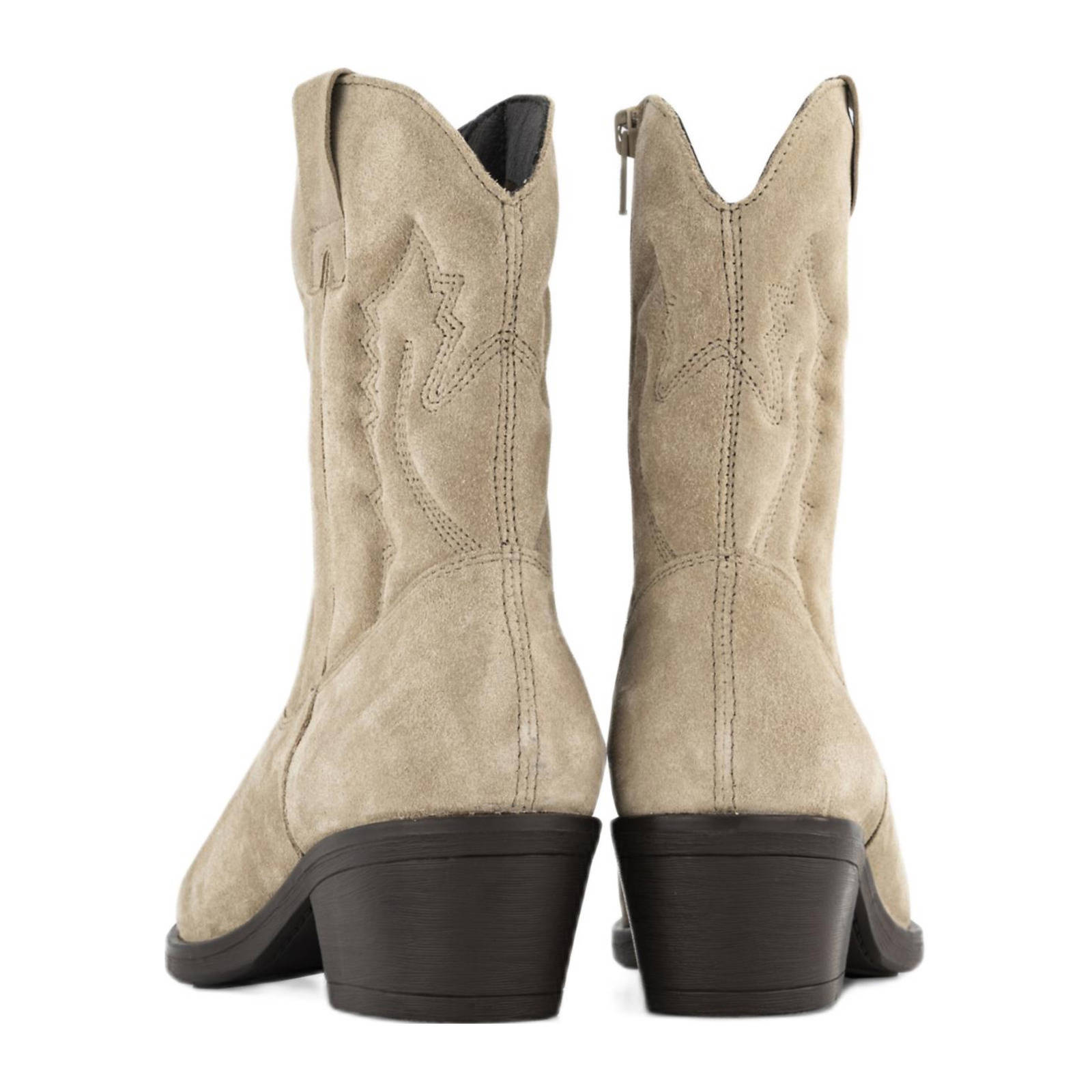 Cowboylaarzen beige suede hot sale