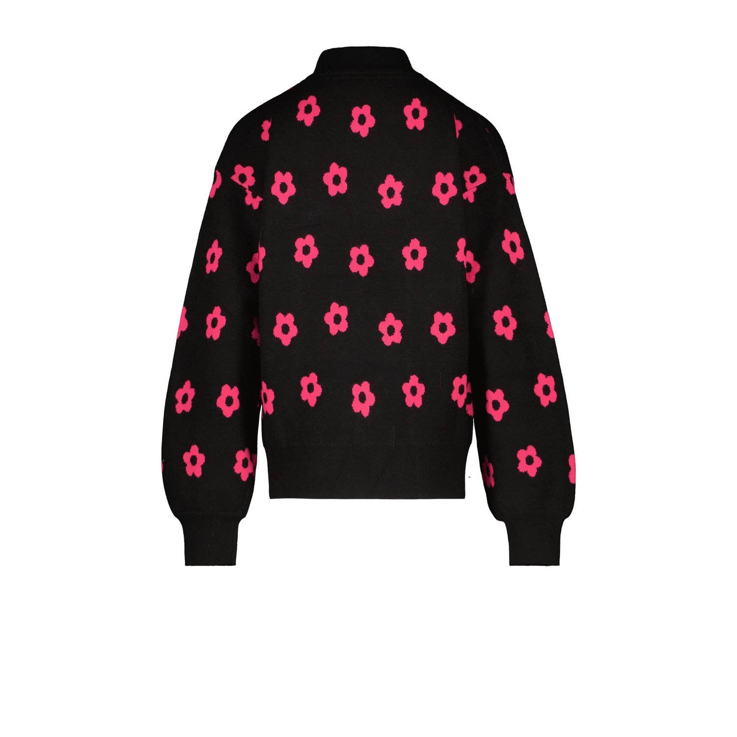 Cars trui SIGGY met all over print zwart fuchsia