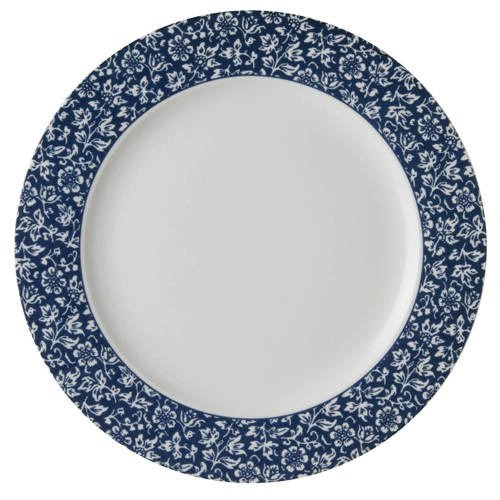 Laura Ashley Blueprint Collectables dinerbord 30 cm Sweet Alyssum - Blauw - Wit