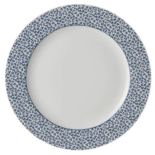 Laura Ashley Blueprint Collectables dinerbord 30 cm Floris - Blauw - Wit
