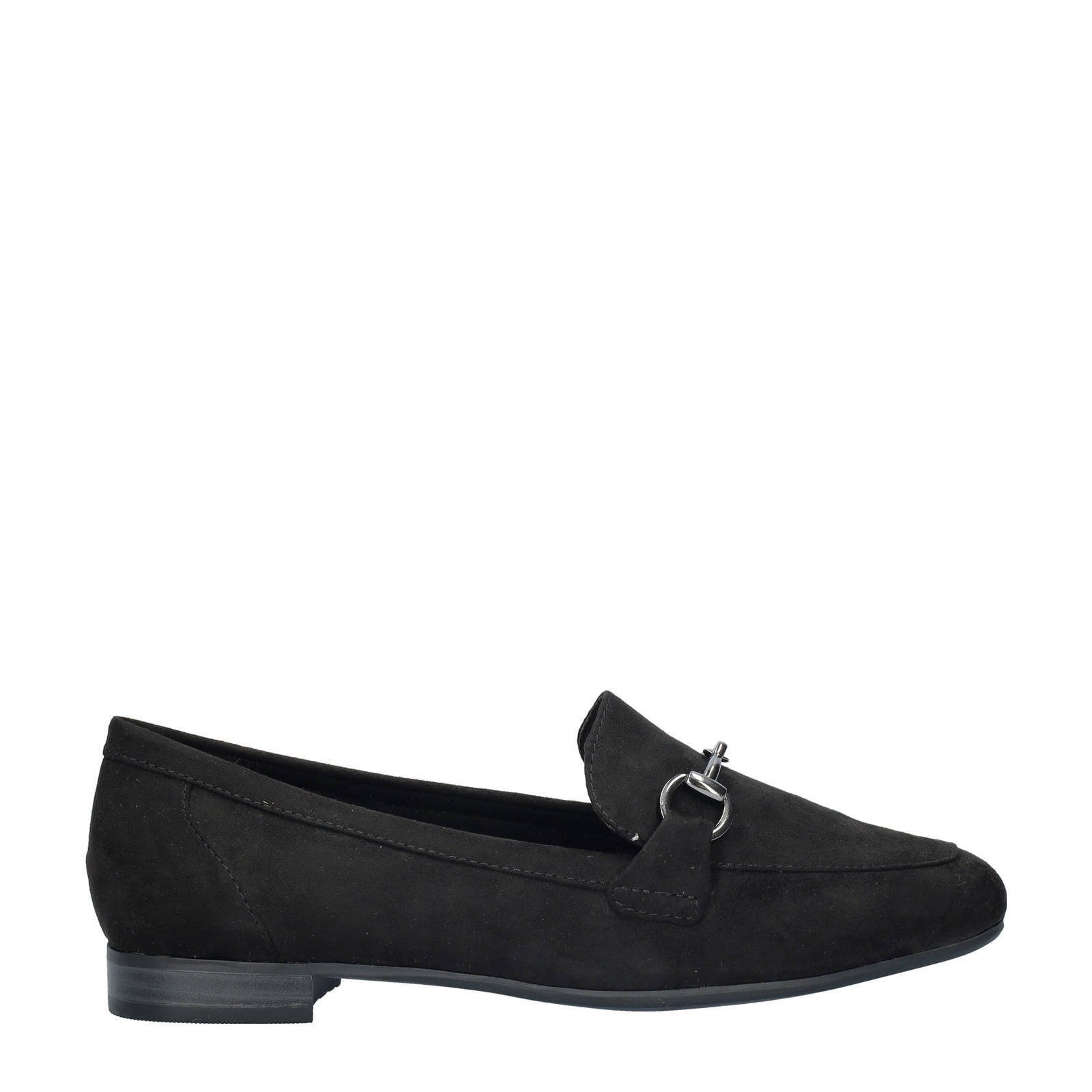 Loafers dames online zwart