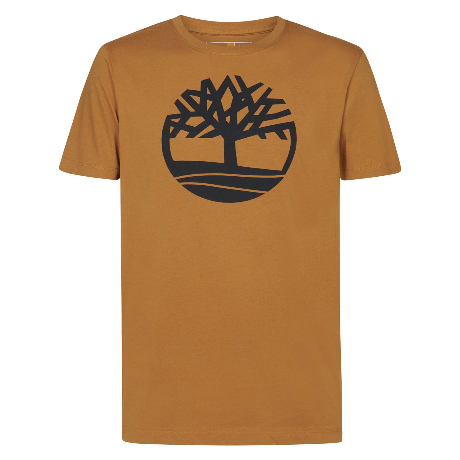 Timberland T-shirt met printopdruk cognac