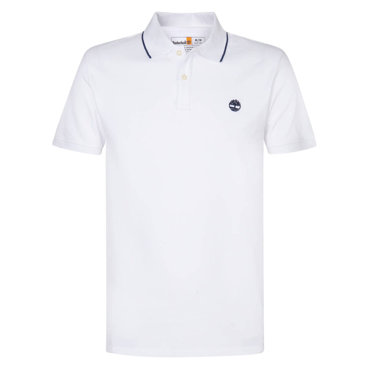 Timberland polo met logo wit