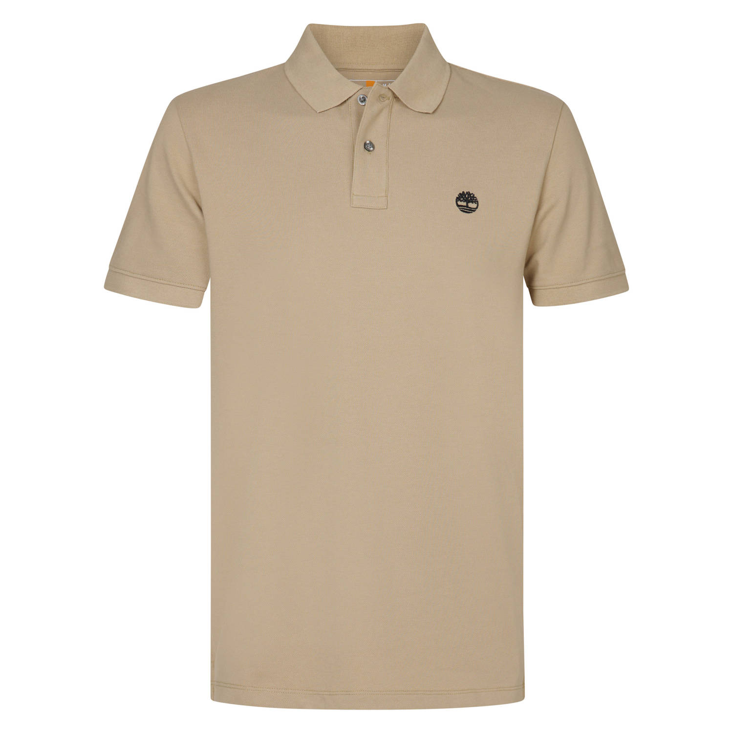 Timberland polo met logo lichtbruin