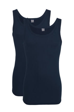 hemd (set van 2) donkerblauw