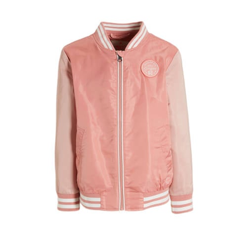 Orange Stars baseball jacket Pamela lichtroze afbeelding