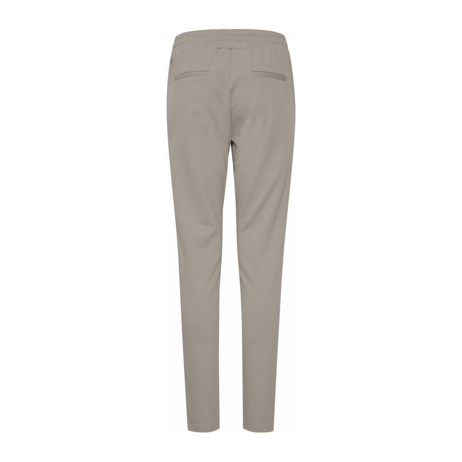 ICHI regular fit pantalon IHKATE taupe