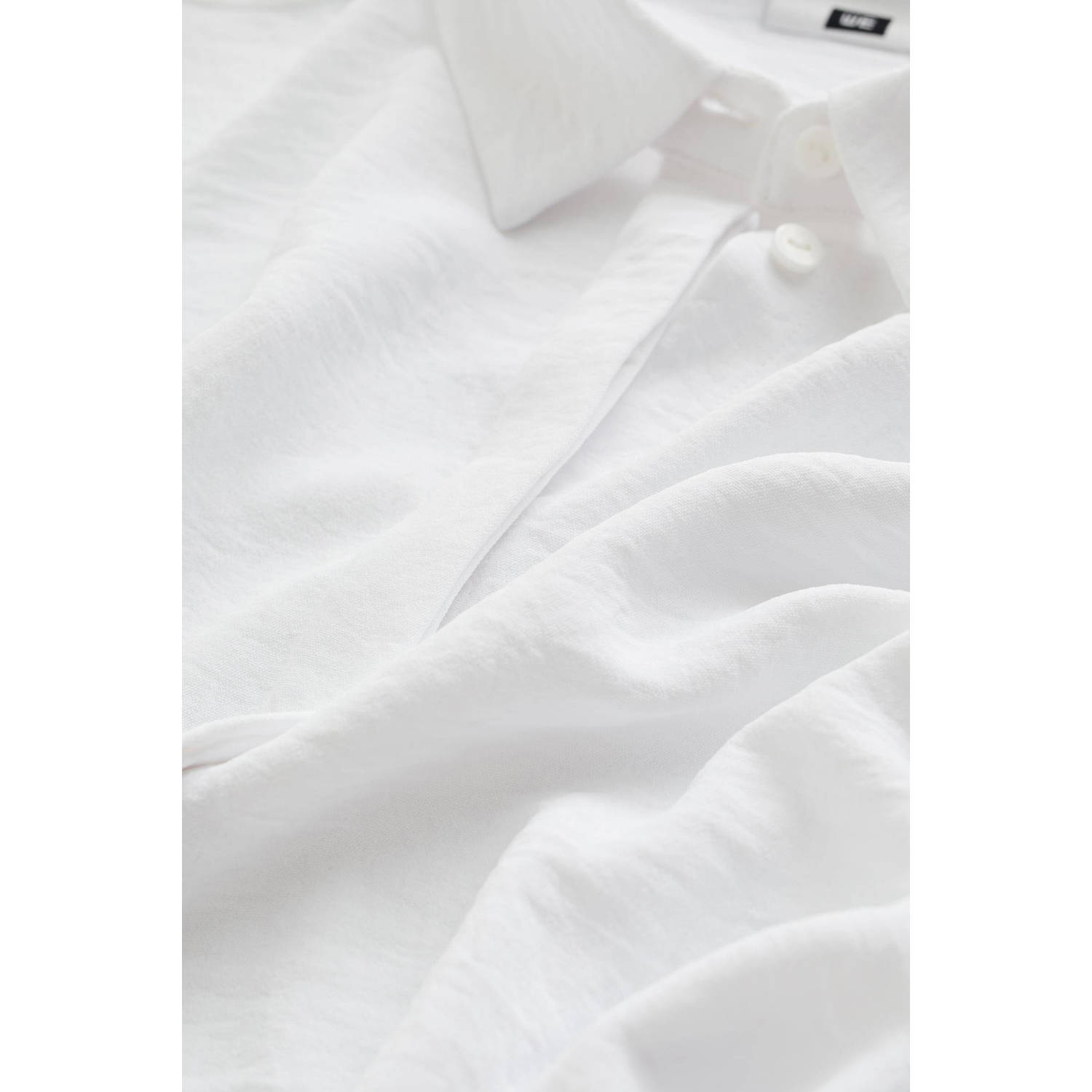 WE Fashion blouse van polyester wit