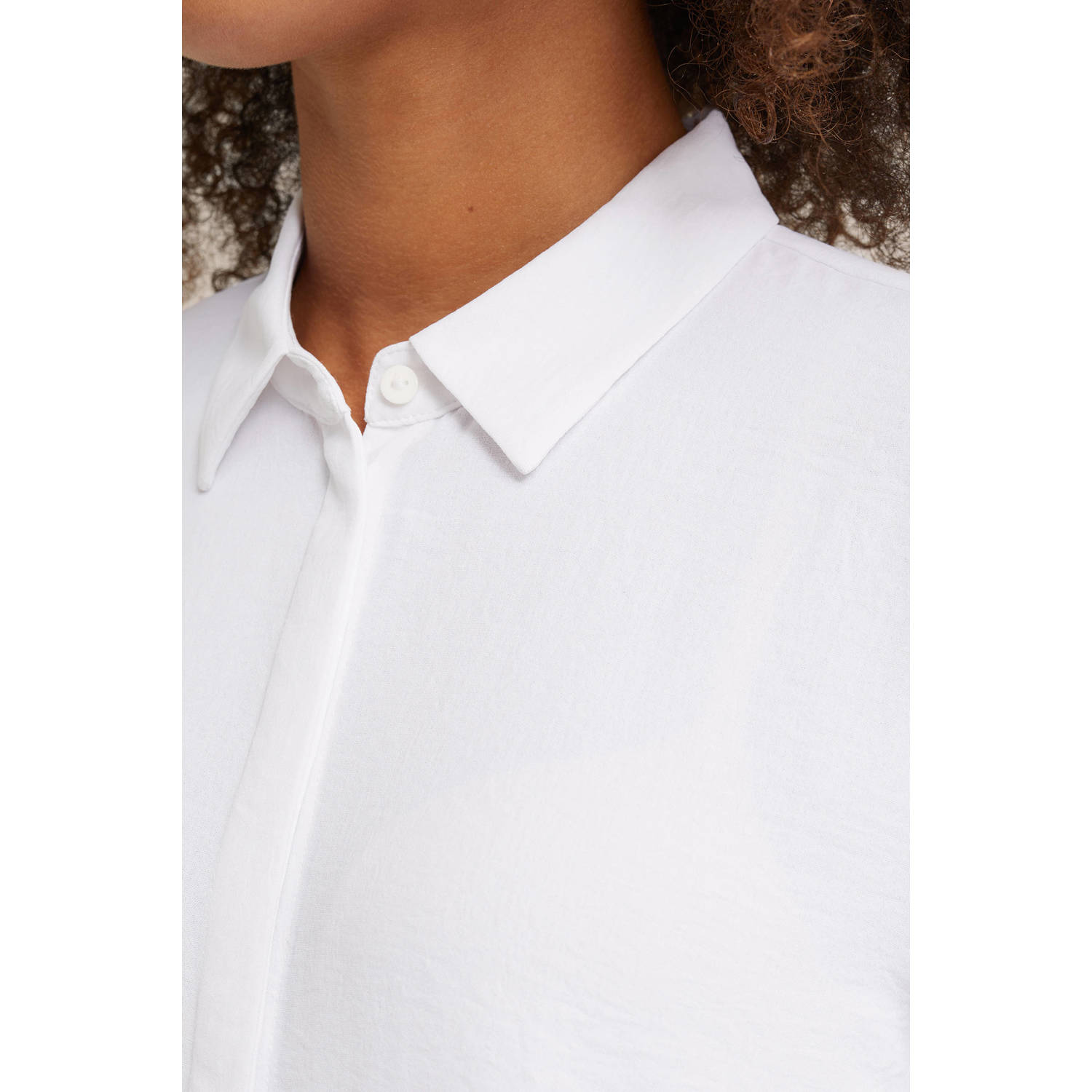 WE Fashion blouse van polyester wit