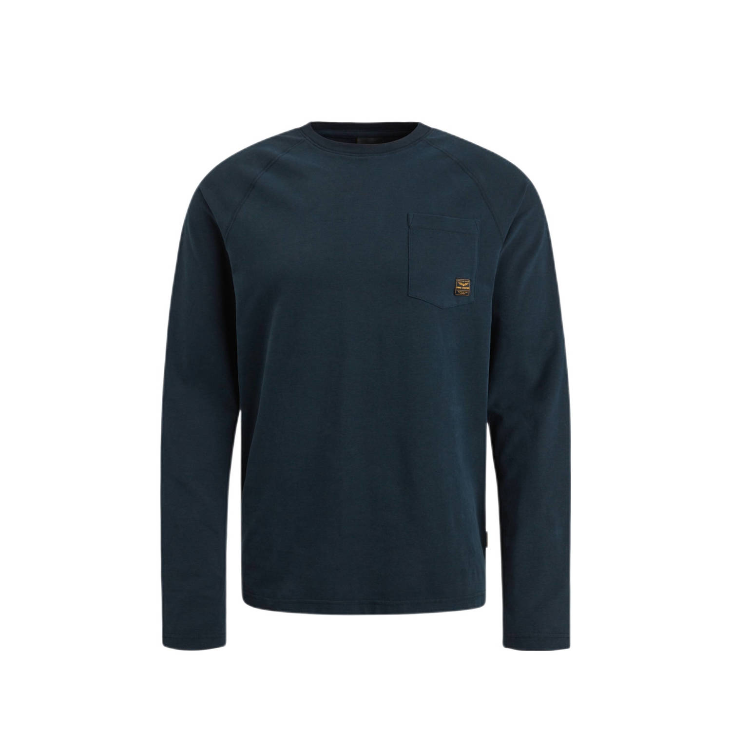 PME Legend regular fit longsleeve met logo blauw