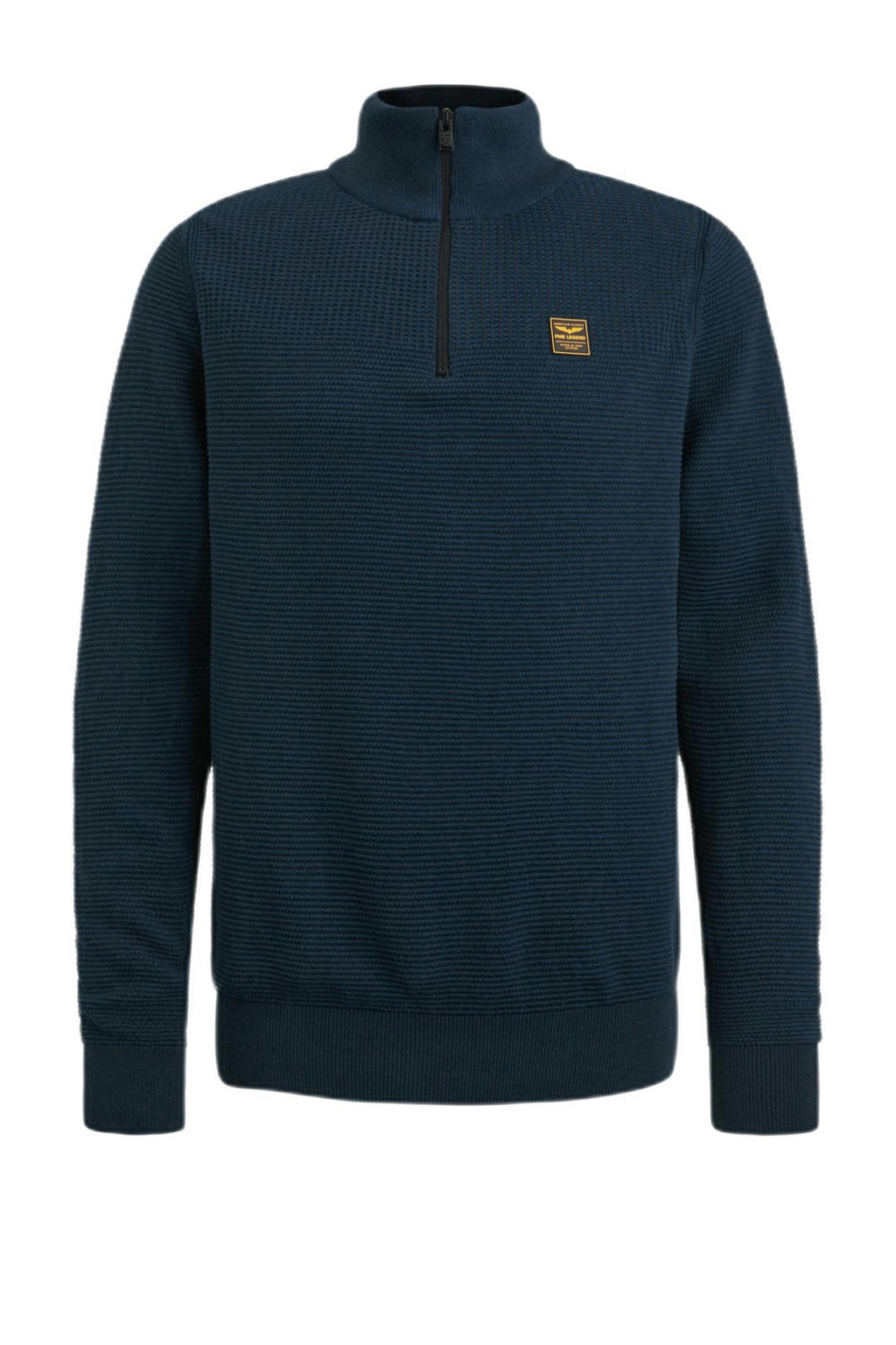 JFAN Gebreide herentrui met 1/4 rits Heren trui met hoge kraag Lange mouwen Klassieke warme truien Pullover Sweater voor herfst en winter(Kaki,M