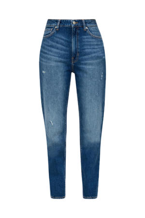 high waist regular jeans dark blue