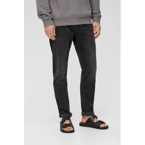 s.Oliver regular fit, tapered leg jeans Mauro grijs afbeelding