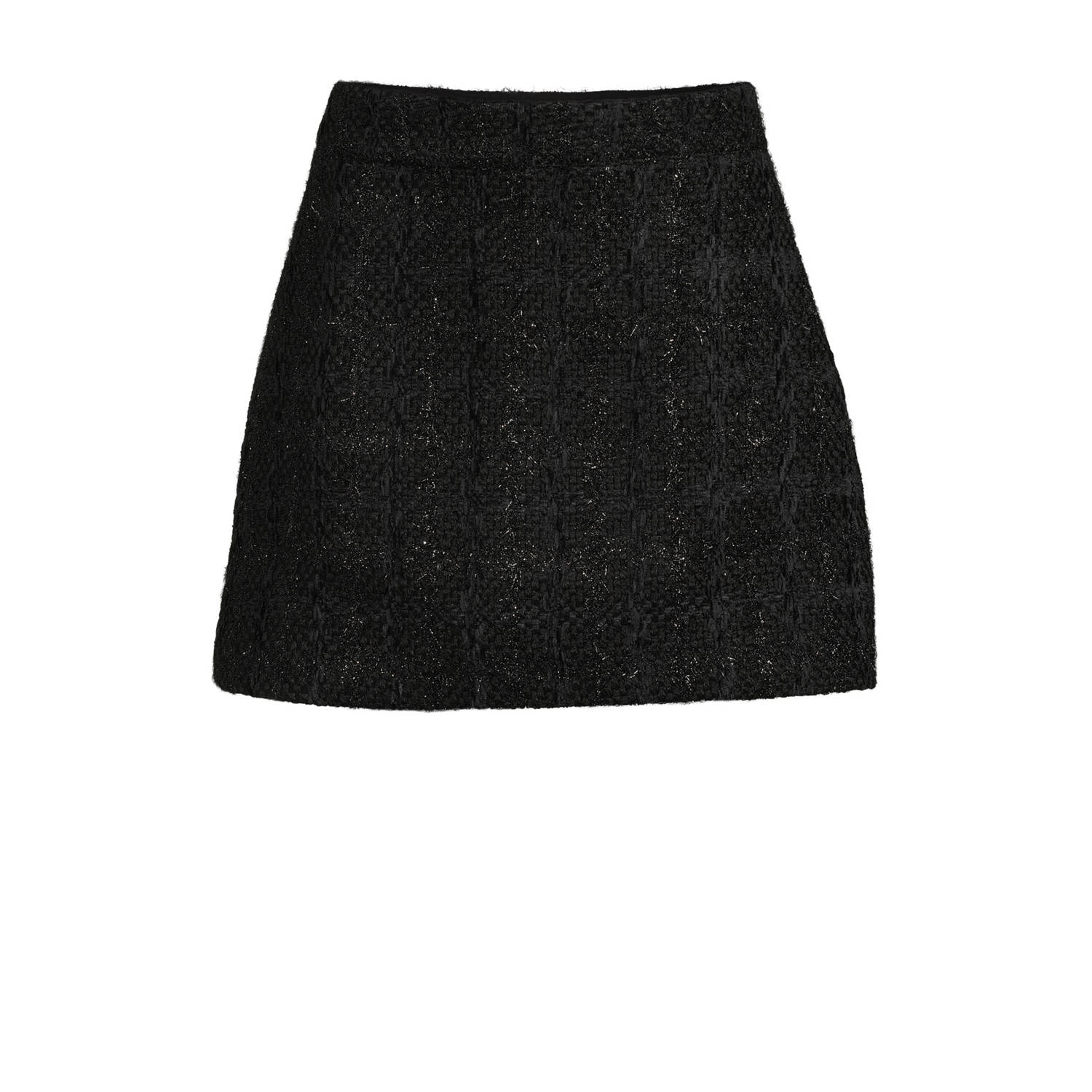 AAIKO Dames Rokken Lela Tweed Pes 537 Skirts Zwart
