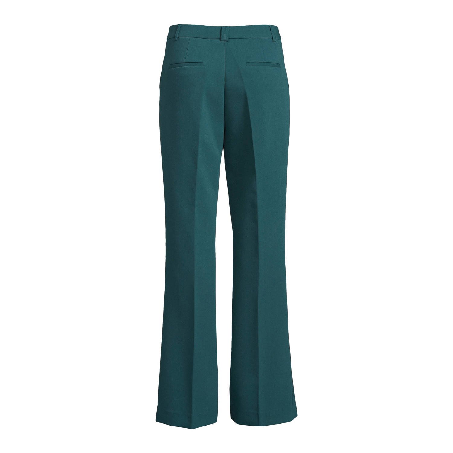 Aaiko straight fit pantalon van gerecycled polyester petrol