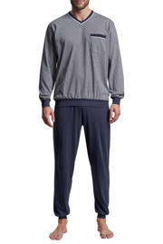 thumbnail: Götzburg pyjama donkerblauw/wit