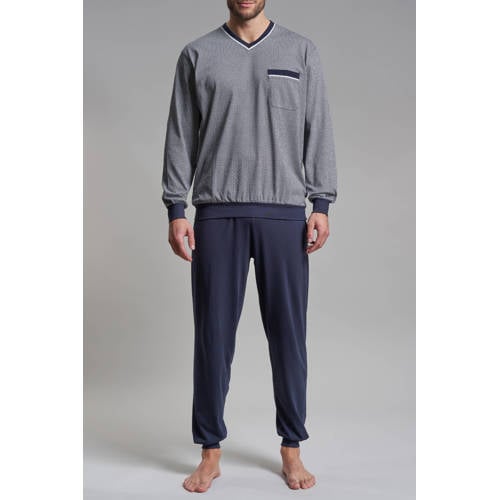 Götzburg pyjama donkerblauw/wit afbeelding
