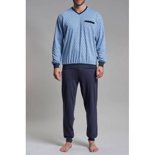 Götzburg pyjama lichtblauw/donkerblauw afbeelding
