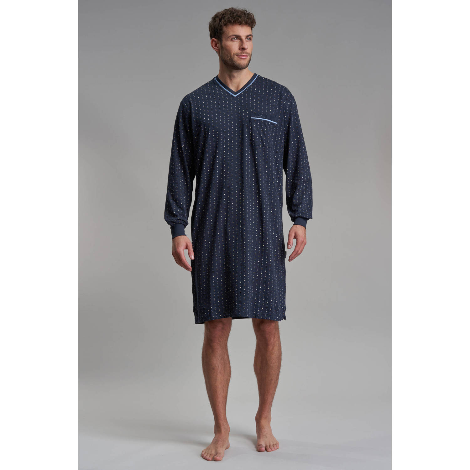 Götzburg slaapshirt donkerblauw