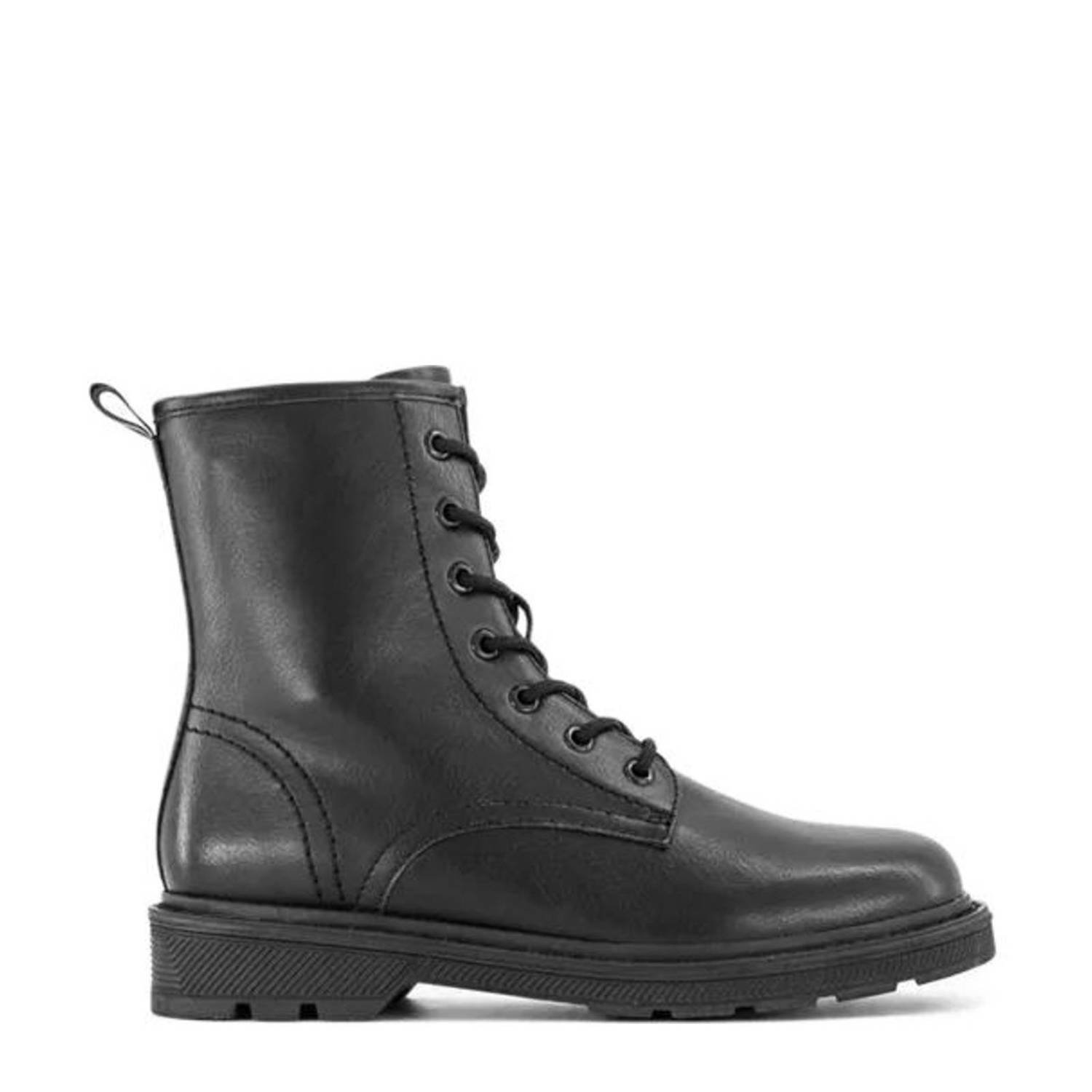 Graceland veterboots zwart