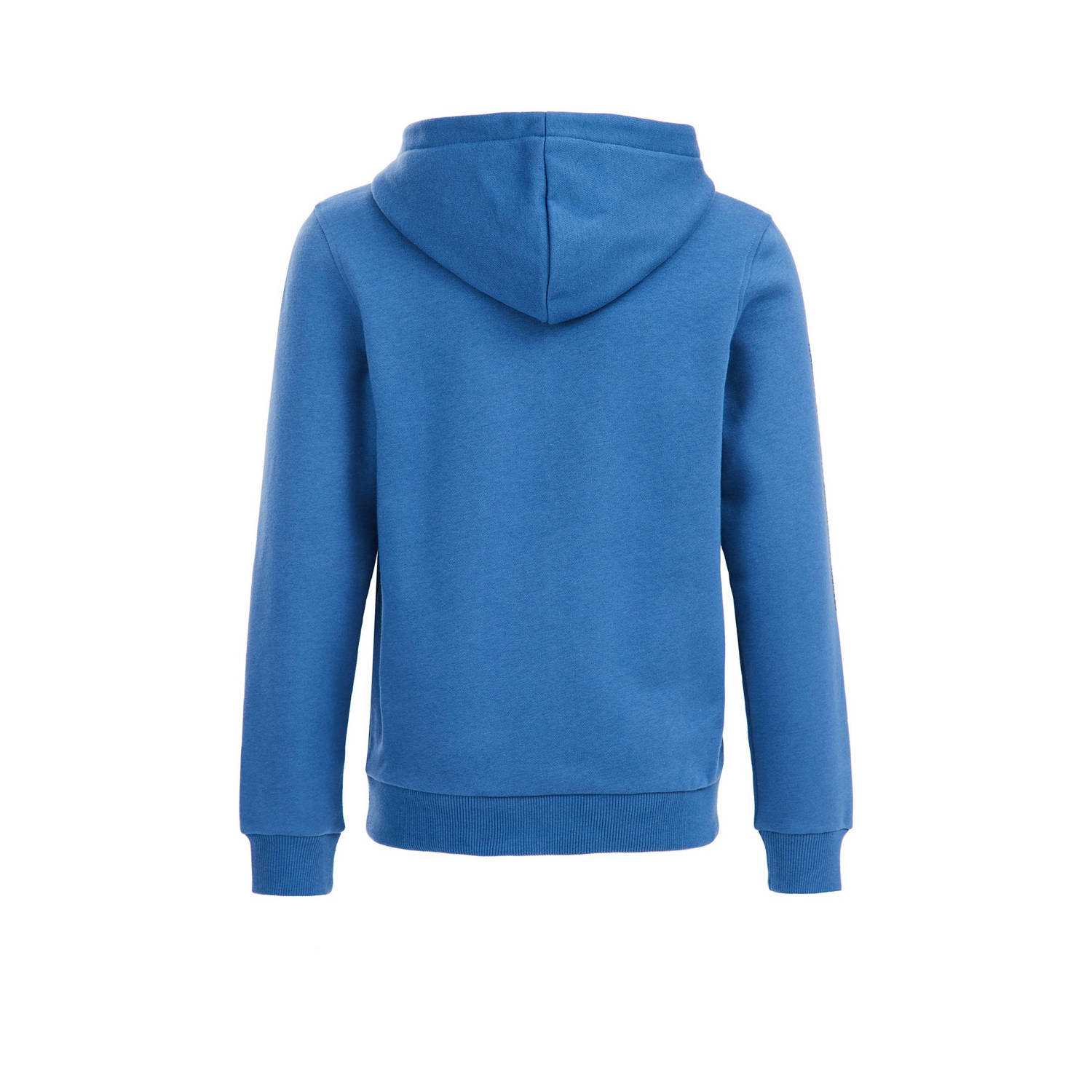WE Fashion sweater met tekst blauw