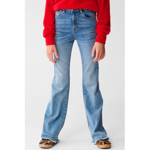 Shoeby high waist flared jeans mediumstone afbeelding