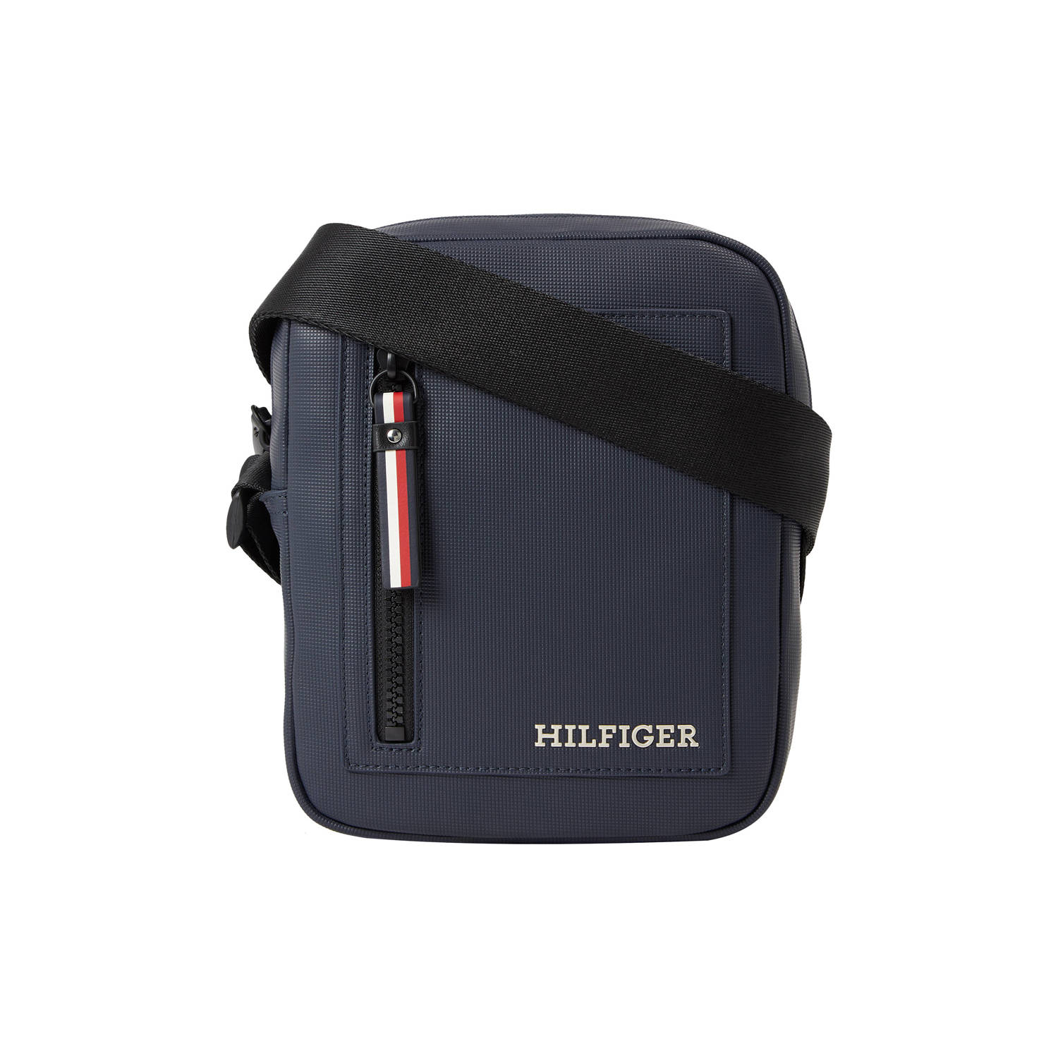 Tommy Hilfiger schoudertas TH Pique donkerblauw