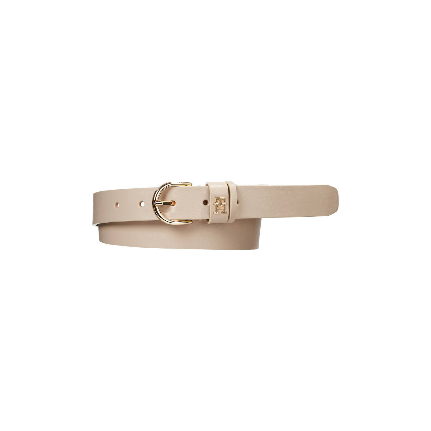 Tommy Hilfiger leren riem Essential Effortles beige