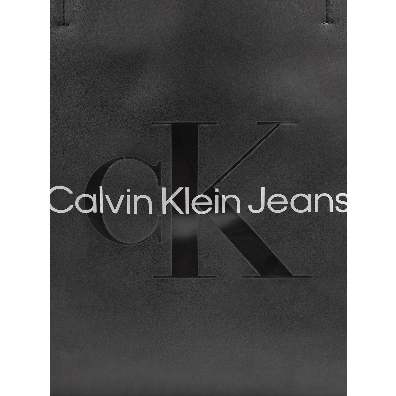 CALVIN KLEIN JEANS shopper Sculpted zwart