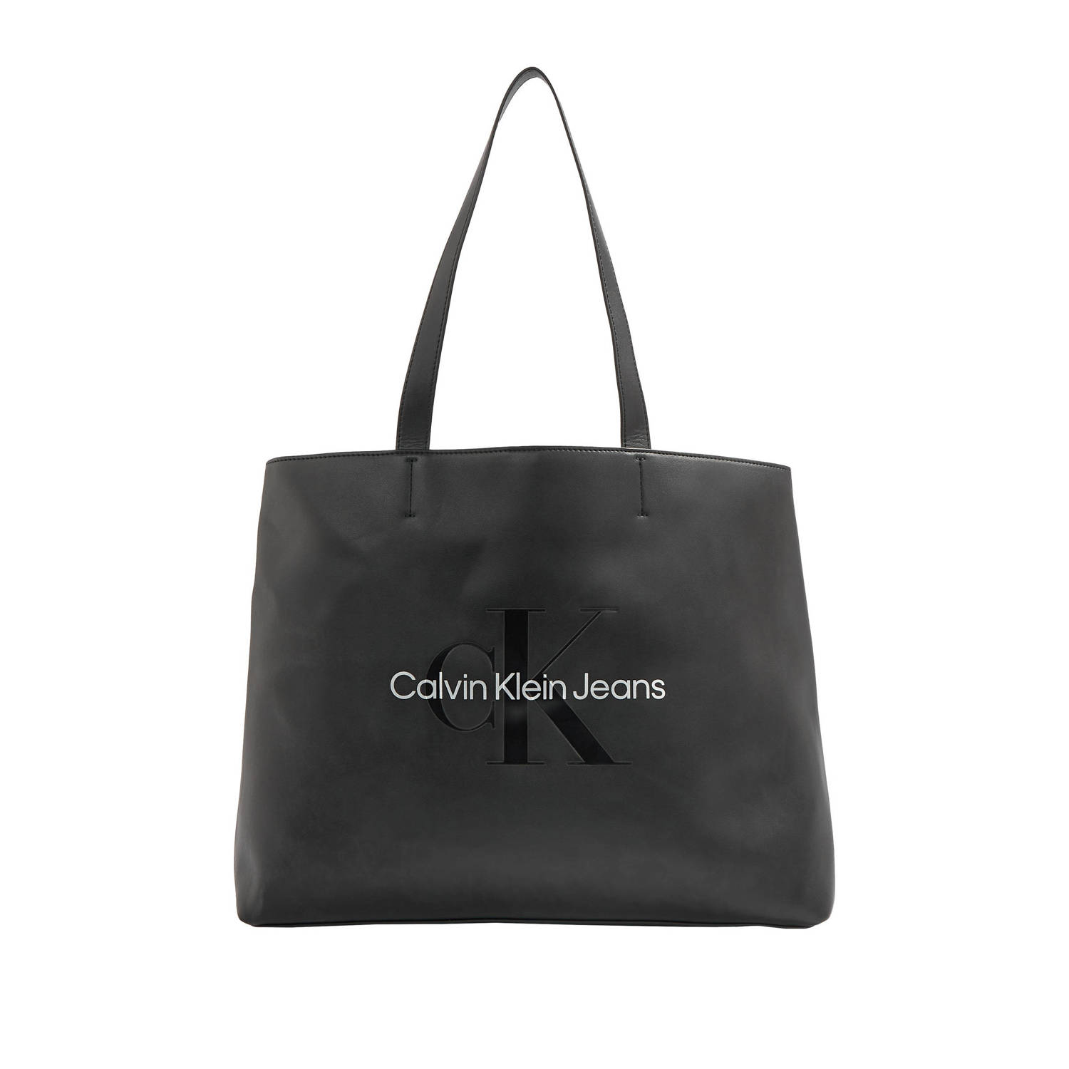 Calvin Klein Jeans Stijlvolle Tote Tas voor Vrouwen Black Dames