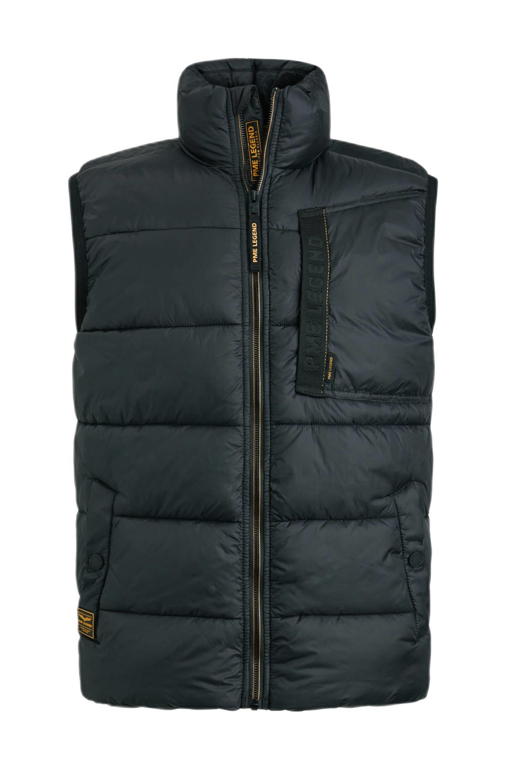 S415 - KLASSIEKE BODYWARMER - ZWART - XL