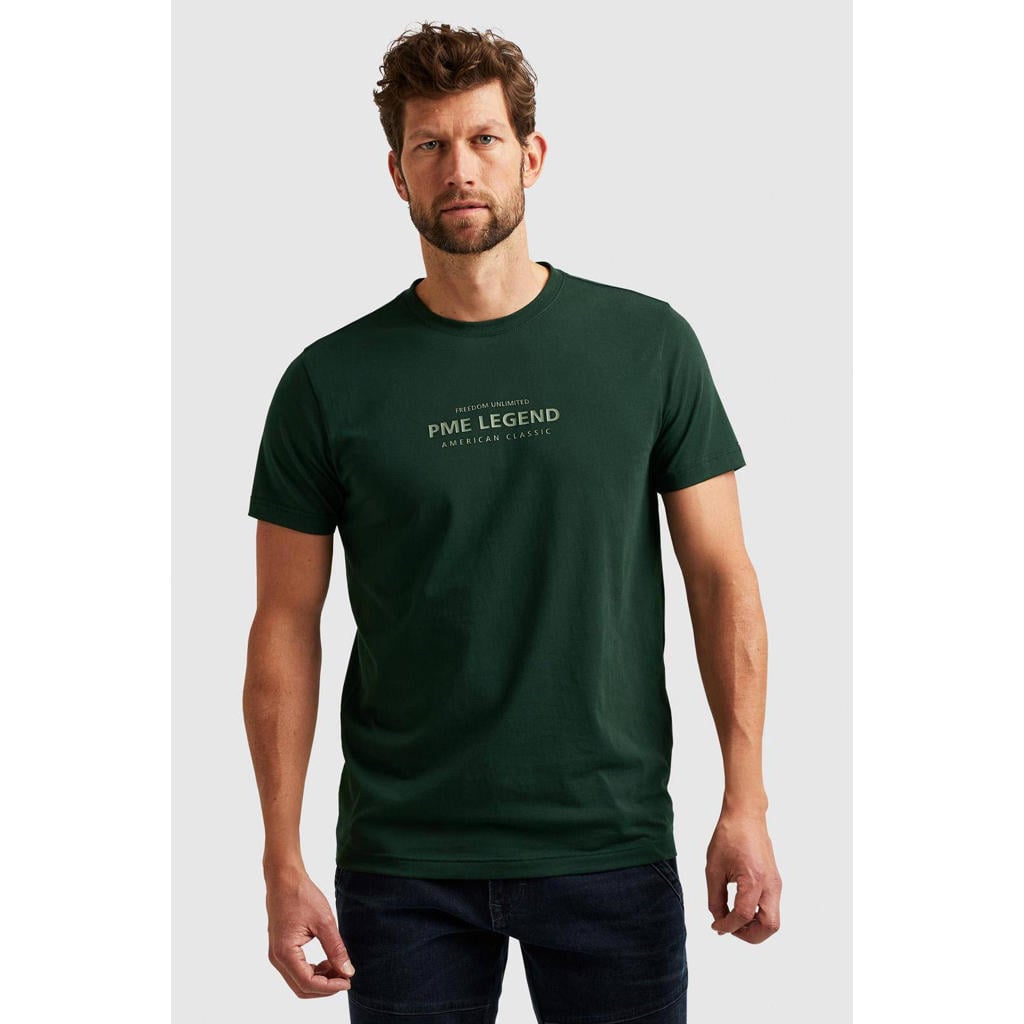 PME Legend Heren ronde hals T-shirt R-Neck katoen ELASTAAN logo - Regular Fit, S PME Legend Heren ronde hals T-shirt R-Neck katoen ELASTAAN logo - Regular Fit, S