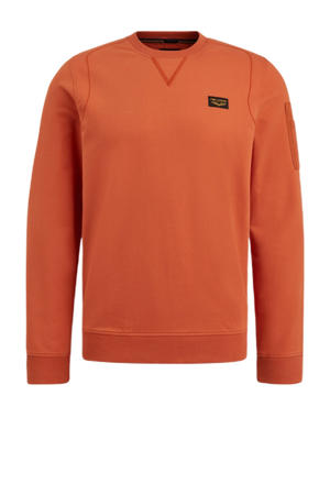 sweater Airstrip met logo oranje