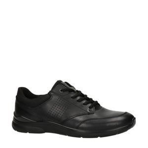 leren sneakers zwart