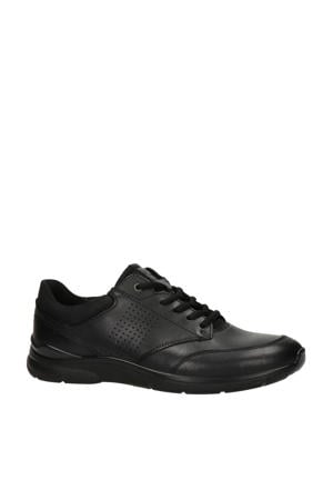 leren sneakers zwart