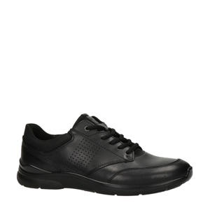 leren sneakers zwart