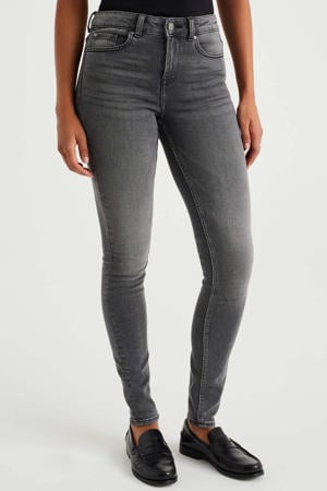 skinny jeans grey denim