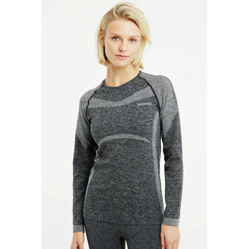 Protest thermoshirt PRTKOMBU grijs melange afbeelding