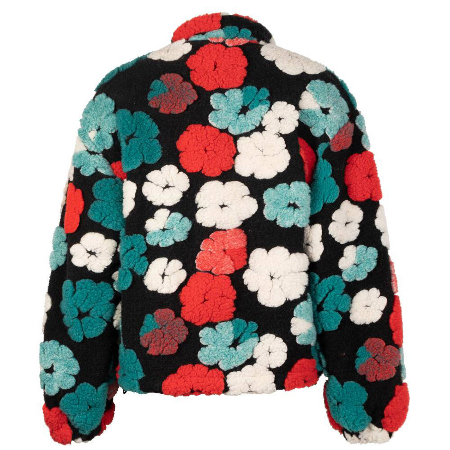 Another-Label gebloemde jas zwart