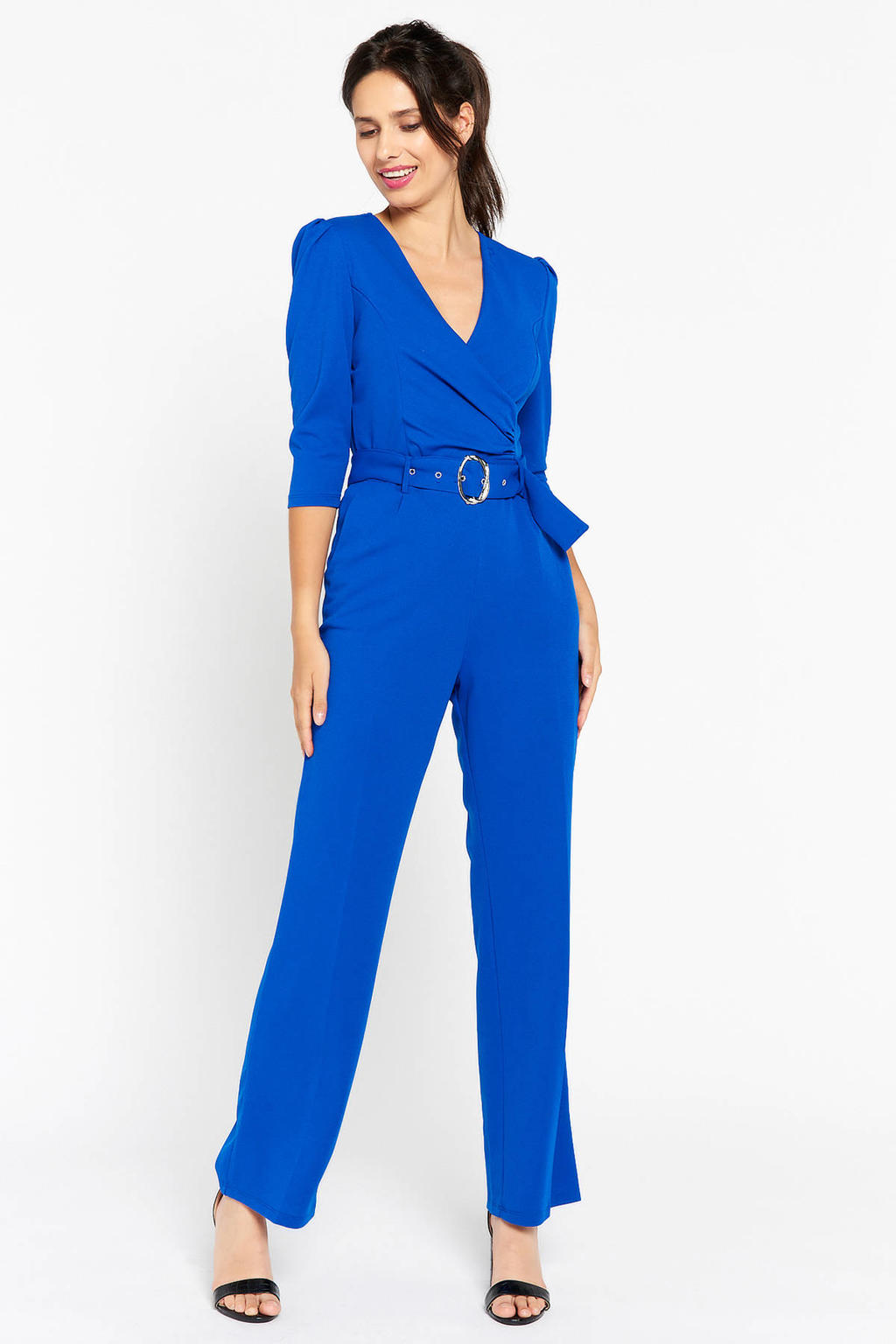 LOLALIZA jumpsuit cobalt blauw