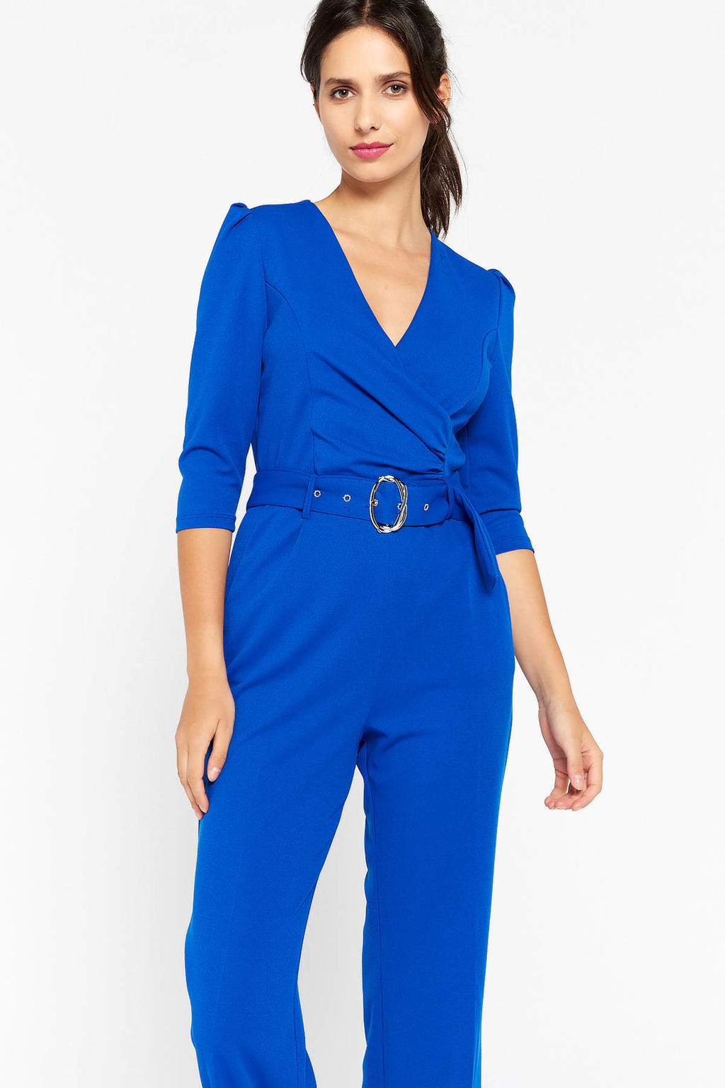 COBALT PRINTED JUMPSUIT main image 1