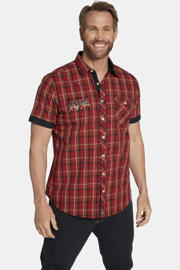 thumbnail: Jan Vanderstorm casual overhemd donkerrood
