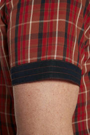 thumbnail: Jan Vanderstorm casual overhemd donkerrood