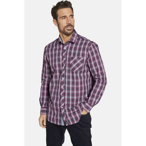 Jan Vanderstorm casual overhemd JULIAN Plus Size rood - (set van 2) afbeelding