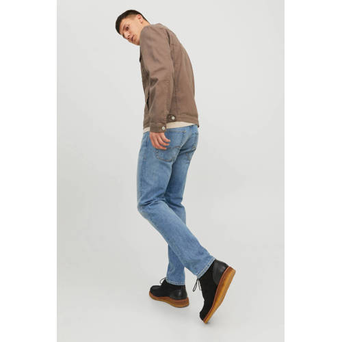 JACK & JONES JEANS INTELLIGENCE tapered fit jeans JJIMIKE JJORIGINAL blue denim afbeelding