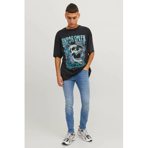 JACK & JONES JEANS INTELLIGENCE skinny jeans JJILIAM JJORIGINAL blue denim afbeelding