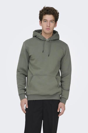 hoodie grijsgroen