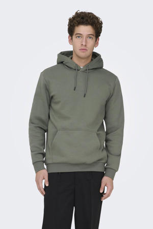 hoodie grijsgroen
