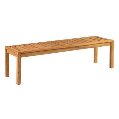 Exotan Exotan 3-Zits Tuinbankje Comfort - Teak - Naturel - 44x150x45