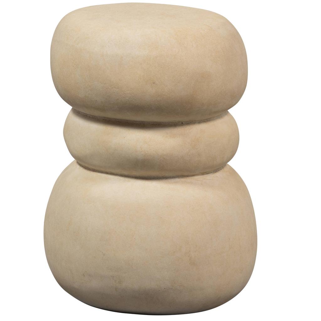 WOOOD WOOOD Yvo Bijzettafel - Fiber Clay - Naturel - 47x37x35